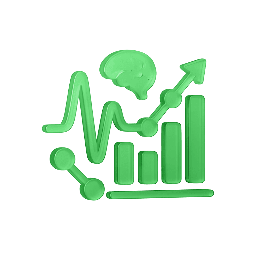 AI-powered analytics and recording icon