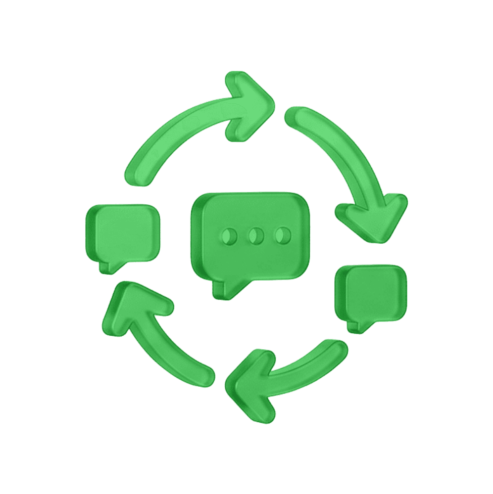 Omnichannel CRM sync icon