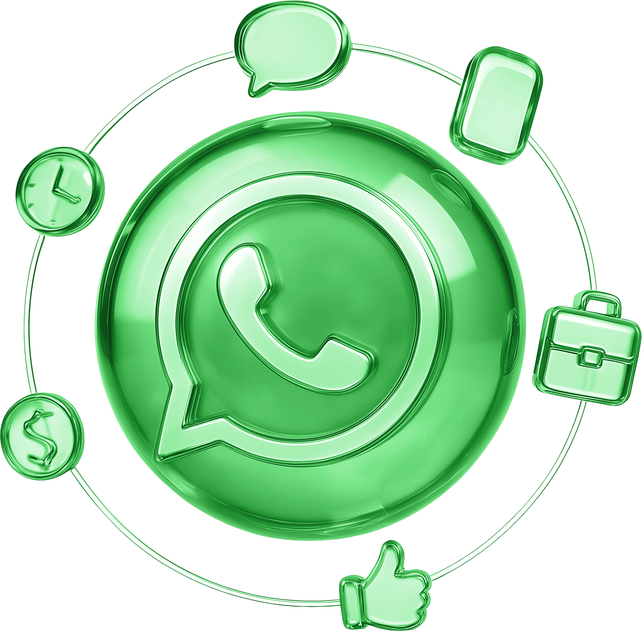 WhatsApp open rate coin illustration